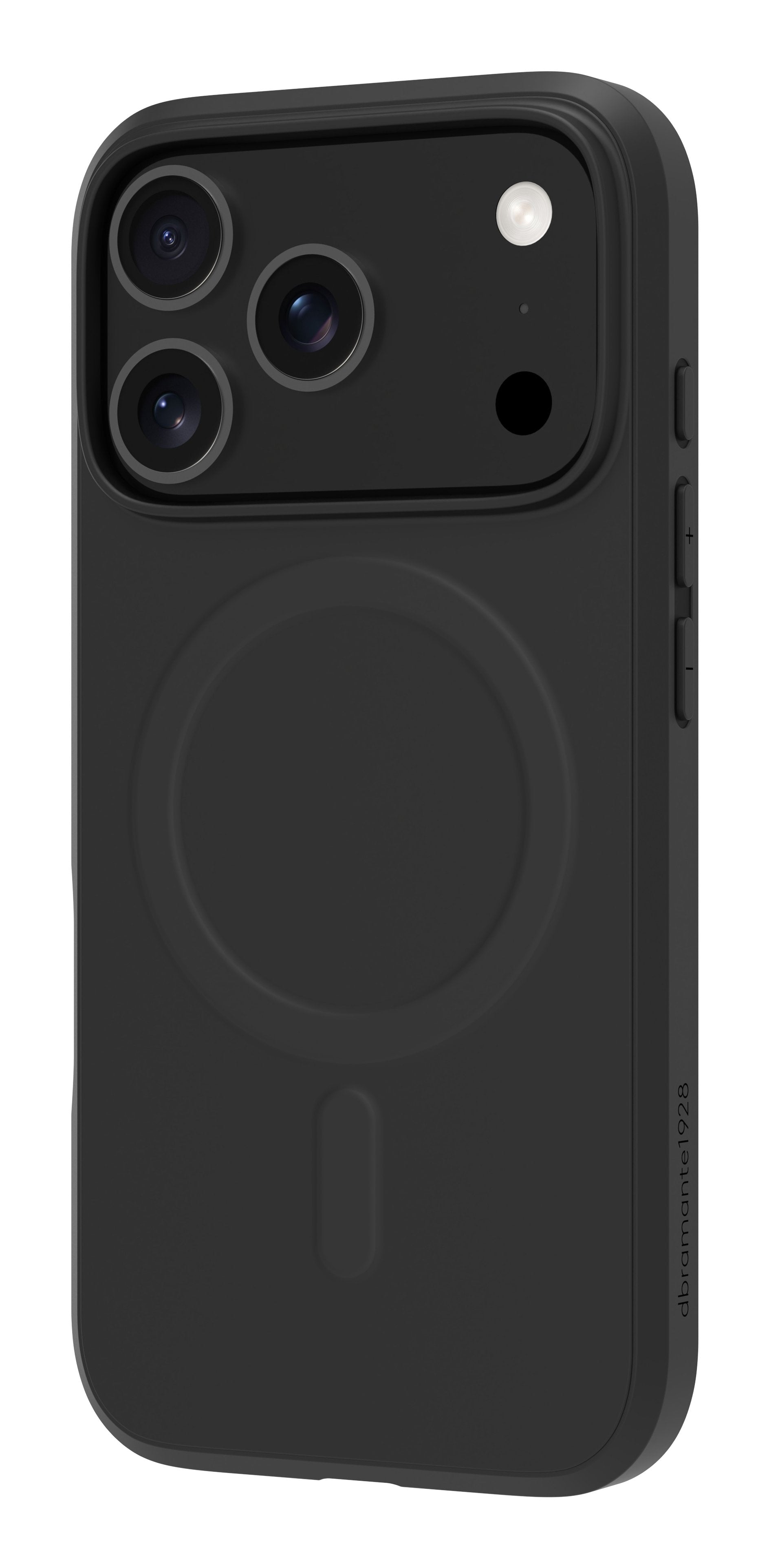 Dbramante1928 Nuuk Pro Ms Carcasa Trasera Para Teléfono Móvil Grueso Compatibilidad Con Magsafe Plástico Negro Para Apple Iphone 17 Pro