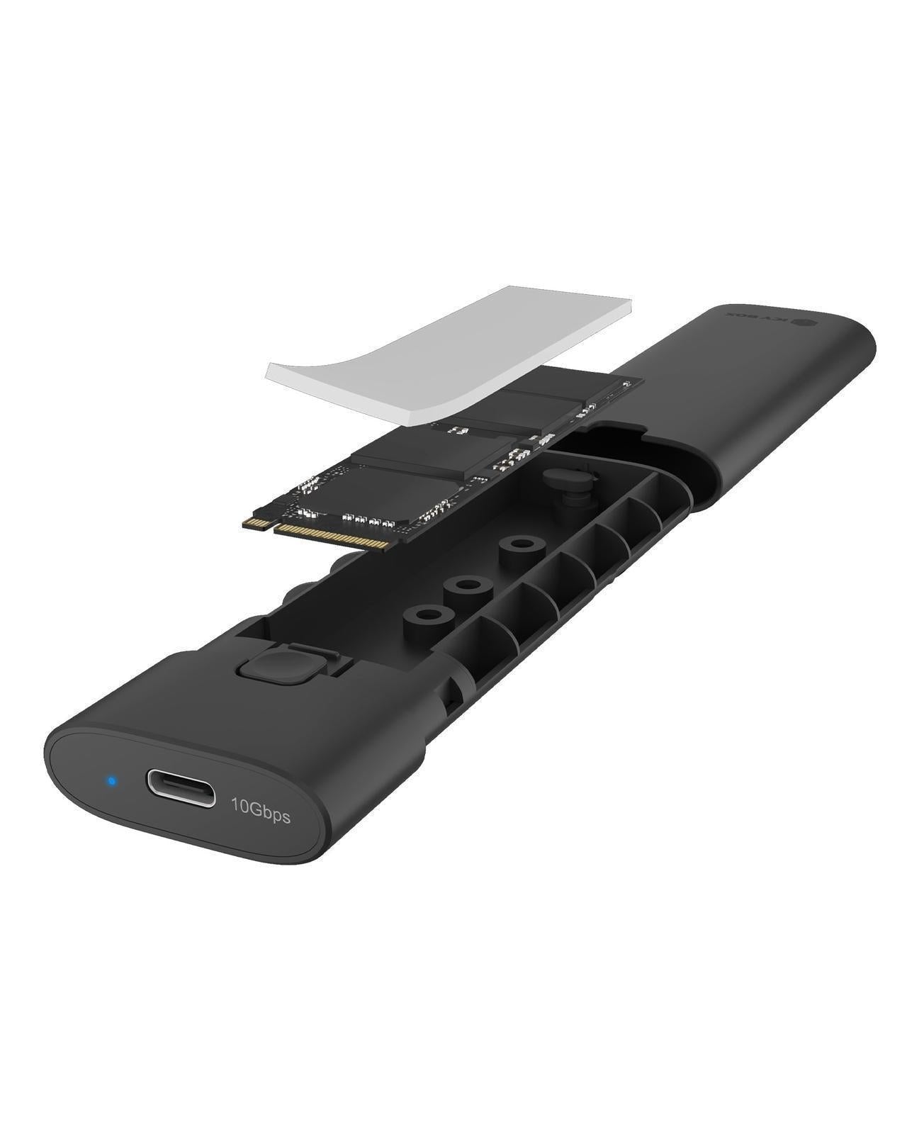 Icy Box Spade Case 1806 (Negro, Mit Usb 3.2 Gen 2 Type-C) 61173