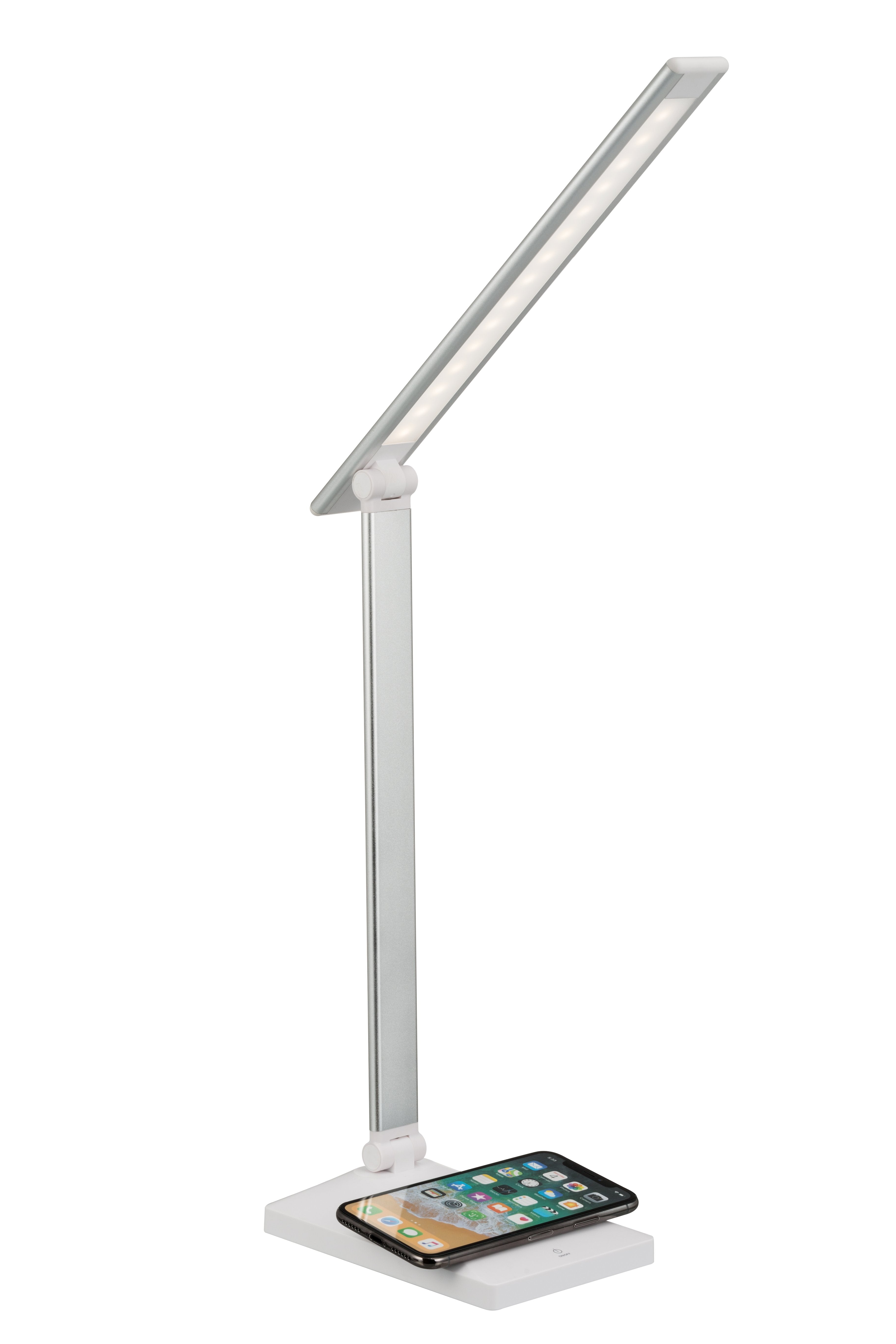 Activejet Lámpara De Escritorio Pulsar 2 Led Con Función De Carga Inalámbrica