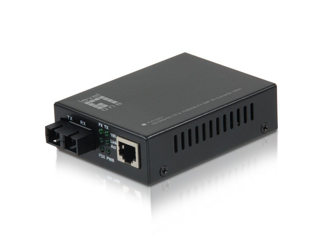Convertidor Levelone Fvt-2201 10 100tx>100fx Sc Smf 20km