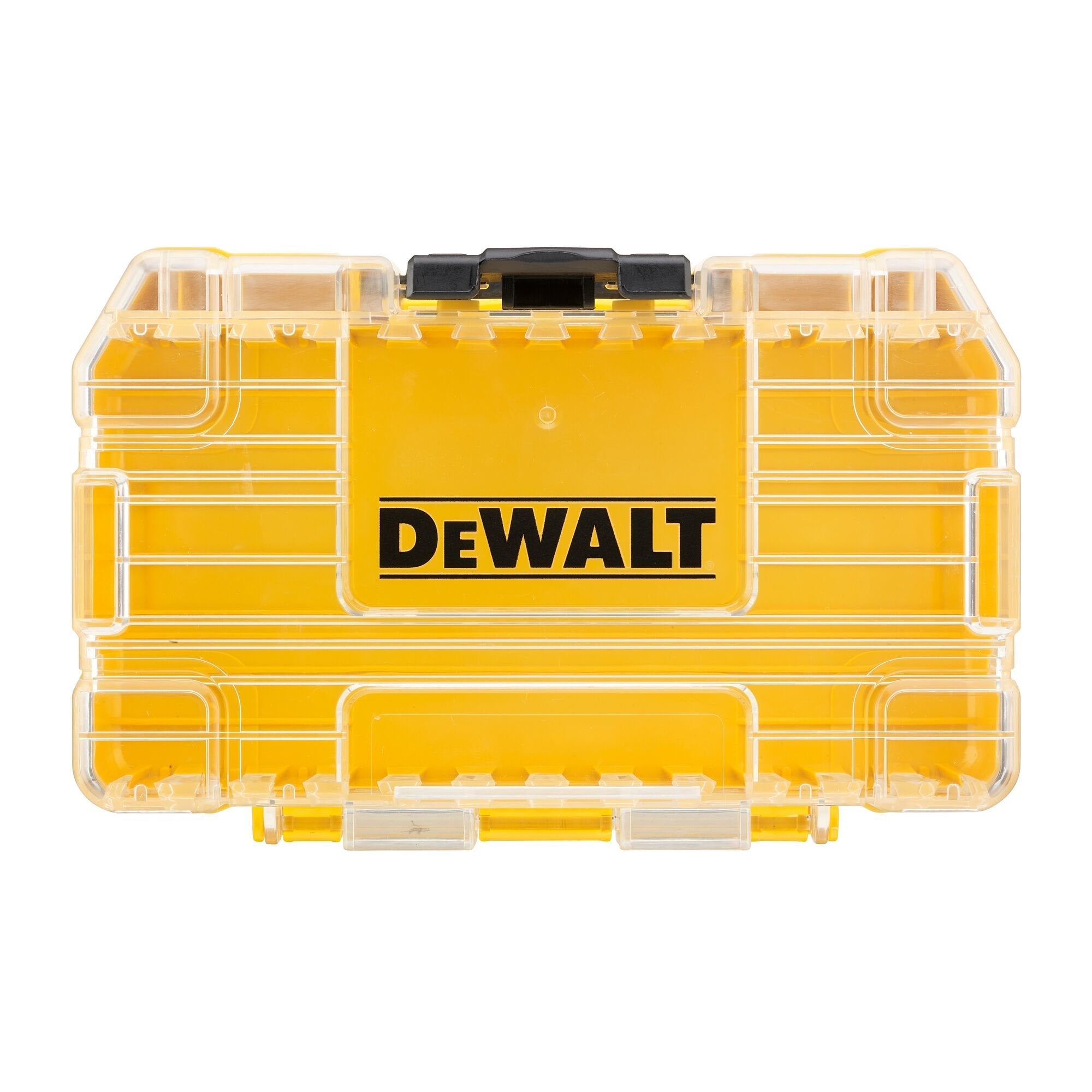 Maleta Dewalt Toughcase Pequeña Amarilla, Vacía, Con Soportes Y Caja A Granel