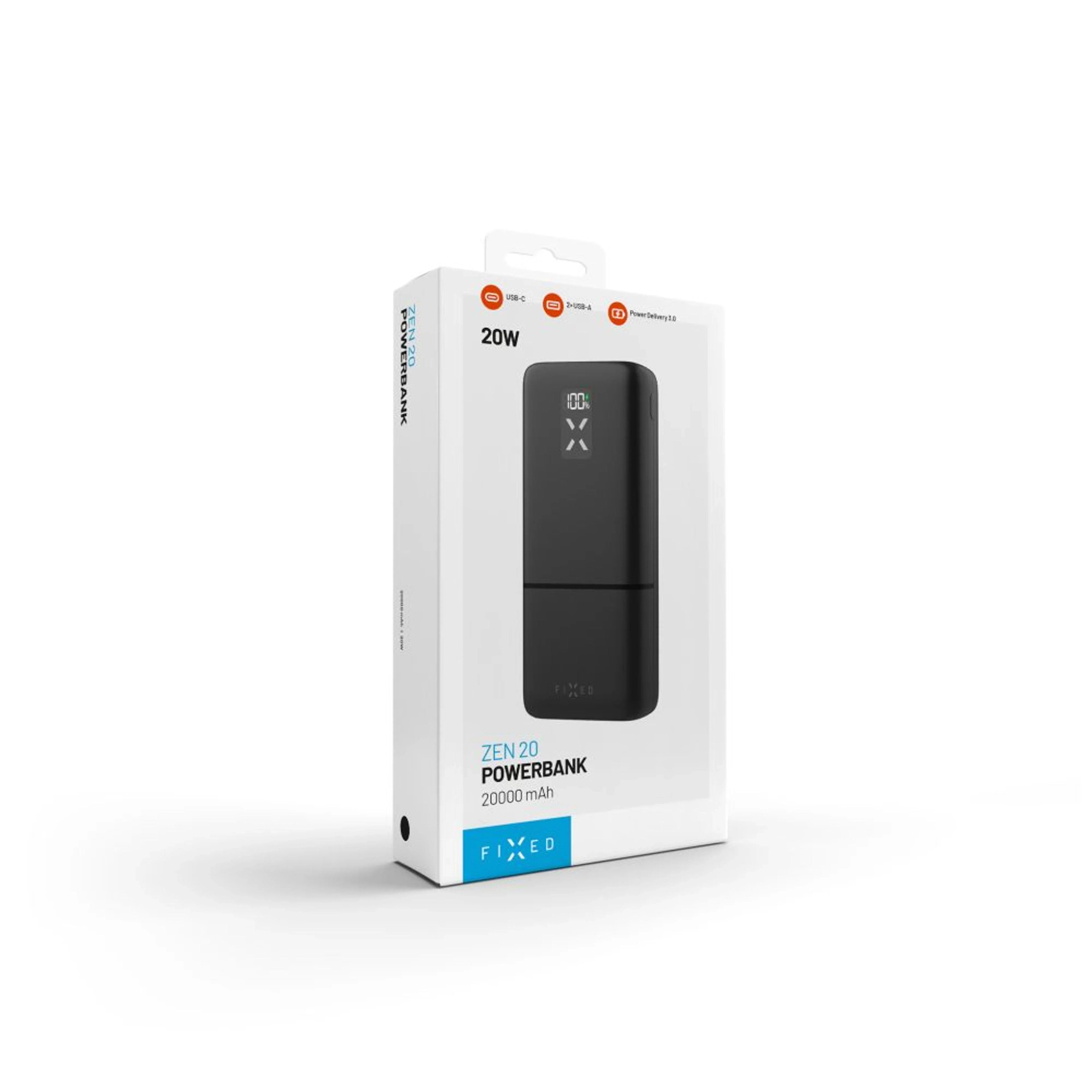 EAN 8591680146505 - FIXED FIXZEN-20-BK batería externa Polímero de litio 20000 mAh Negro imagen 8