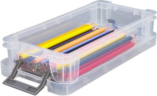 Archivo 2000 Caja De Almacenaje 0,75l Apilable C/Tapa 235x115x50mm Pp Transparente