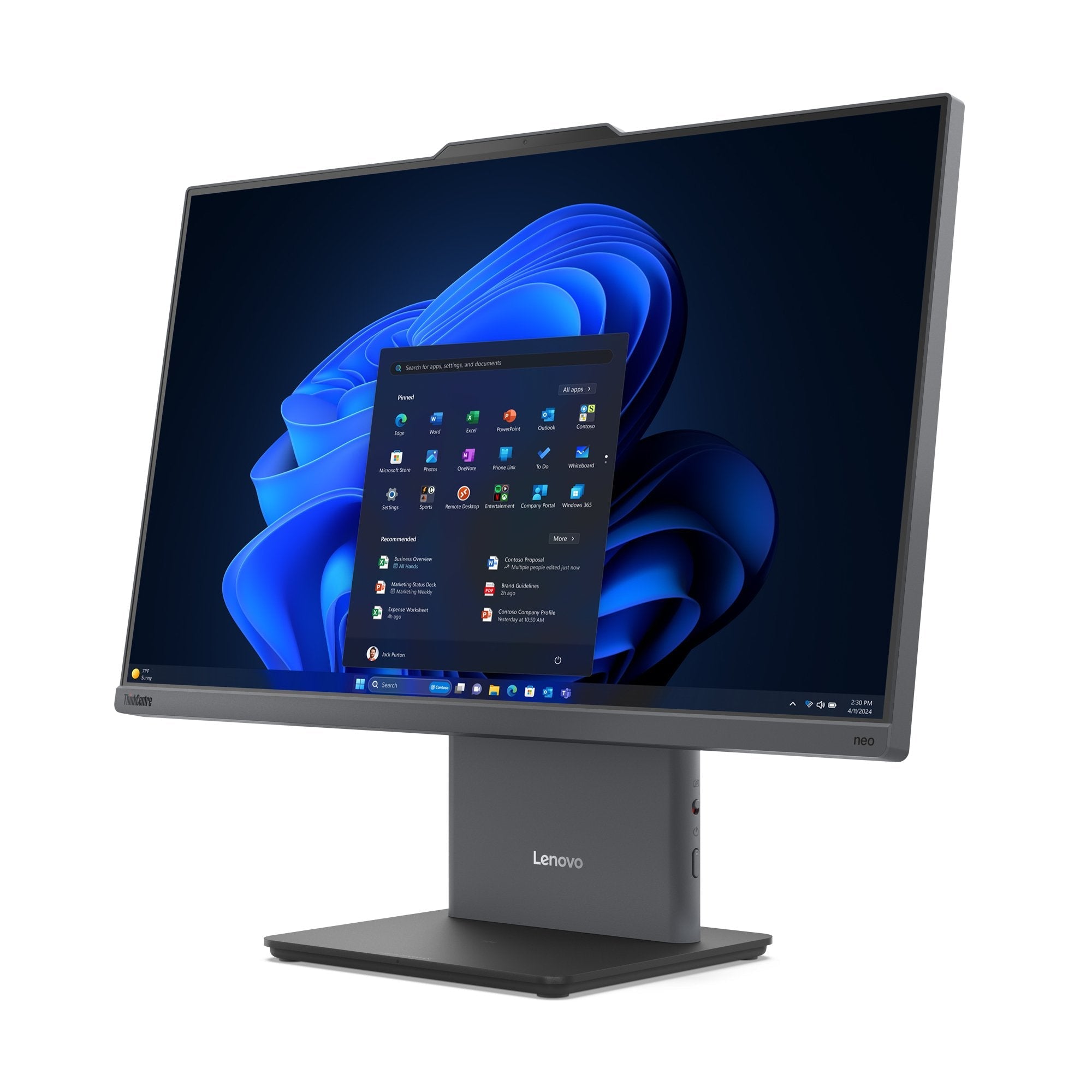 Lenovo Thinkcentre Neo 50a 24 G5 Aio 12sc Intel Core I5-13420h 16gb Ddr5 512gb Ssd Nvme Wlan Windows 11 Pro