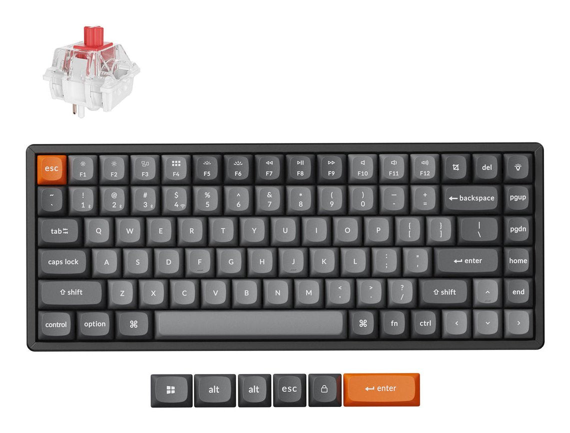 Keychron K2 Max 75% Red Switch Black