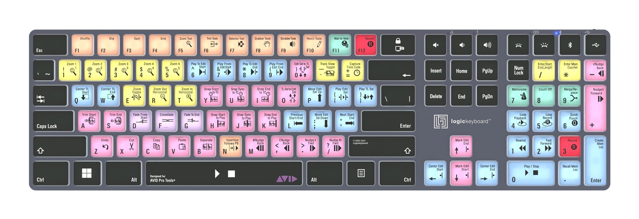 EAN 5707795023324 - Logickeyboard LKB-PT-TPC teclado Hogar / Oficina USB + Bluetooth QWERTY Francés Negro imagen 1