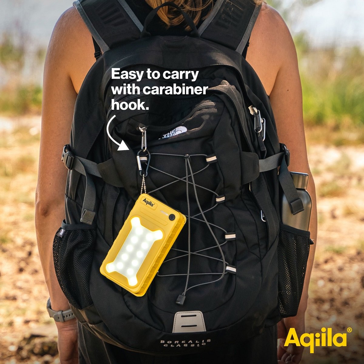 Aqiila Powerbird Bs10 Solar Powerbank 20w Gelb 10.000 Mah