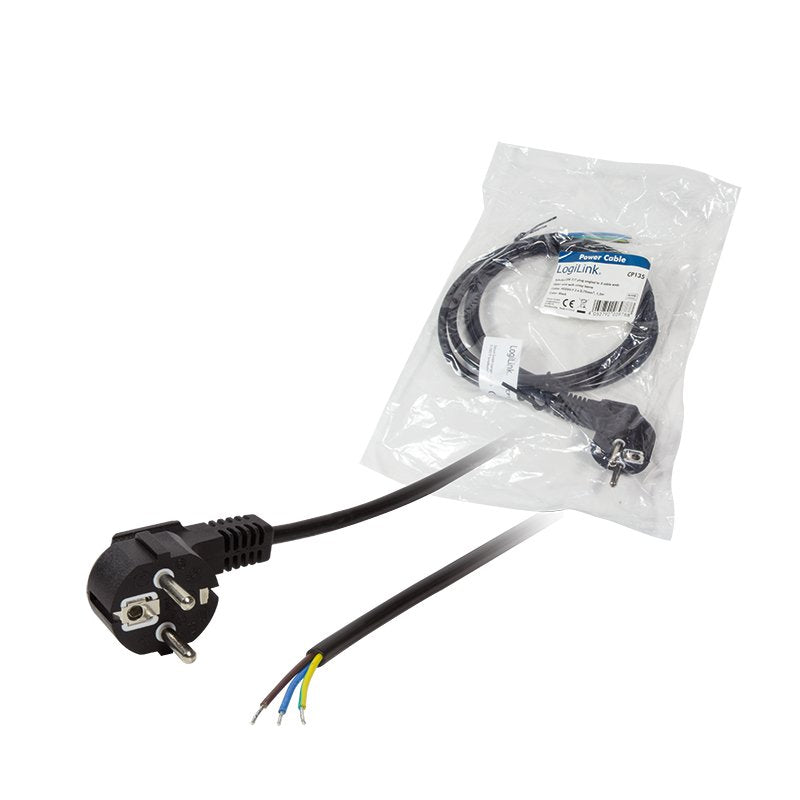 Logilink 1.5m, Cee 7/7 Negro 1,5 M Cee7/7