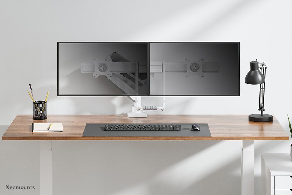Neomounts By Newstar Soporte De Escritorio 2 Monitores 17-32'' 7kg 2x 8kg Blanco