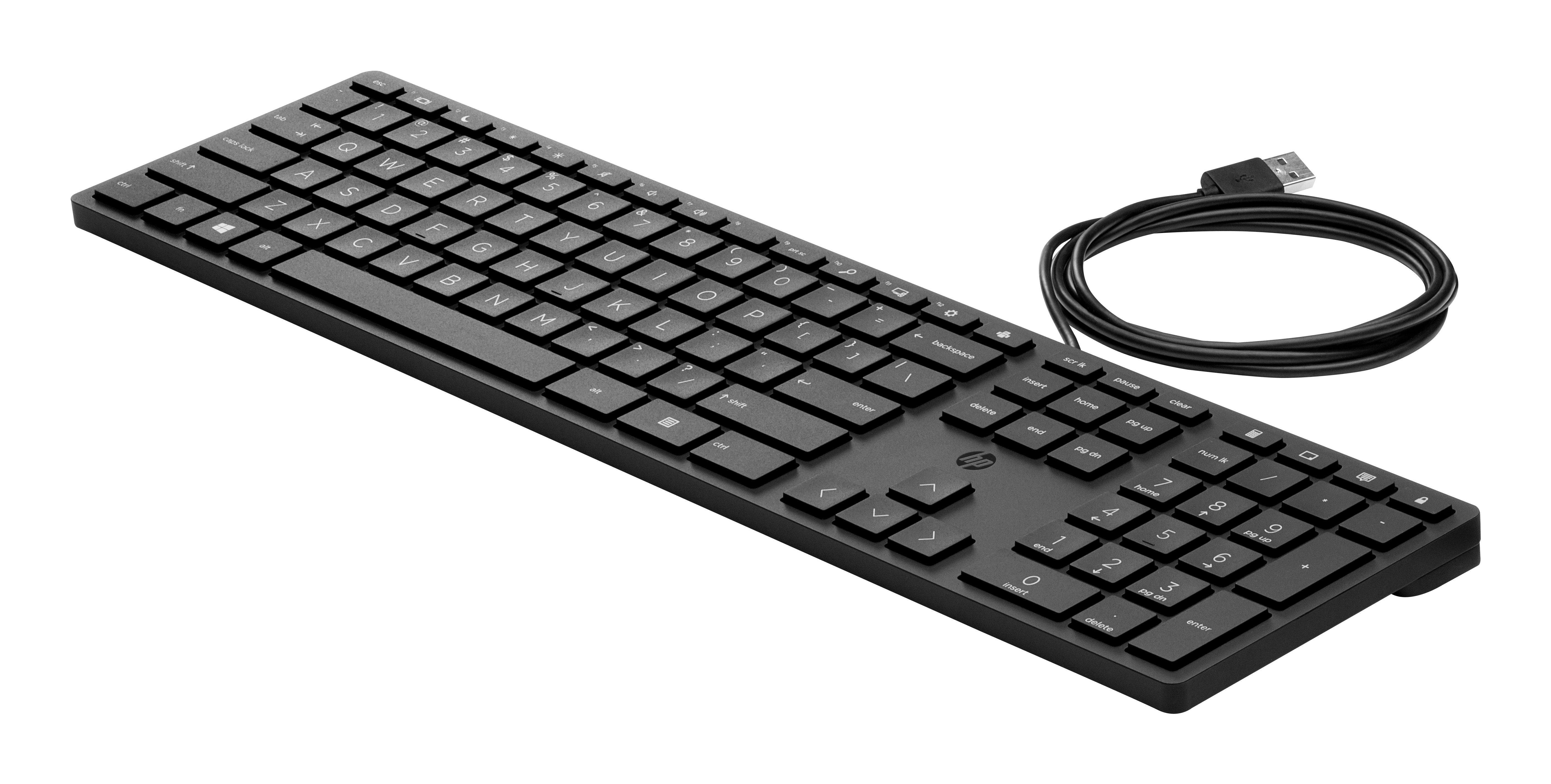 EAN 0194721888204 - HP 320K Wired Keyboard teclado Oficina USB Negro imagen 8