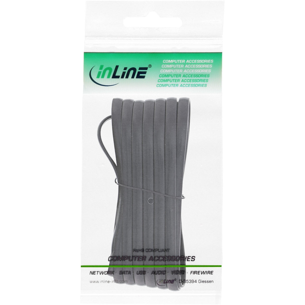 Cable Modular Inline Rj12 Macho A Macho 6p6c 5m