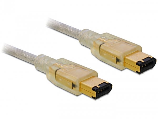 Delock Cable Firewire 6 Pin Stecker > 6 Pin Stecker 2 M