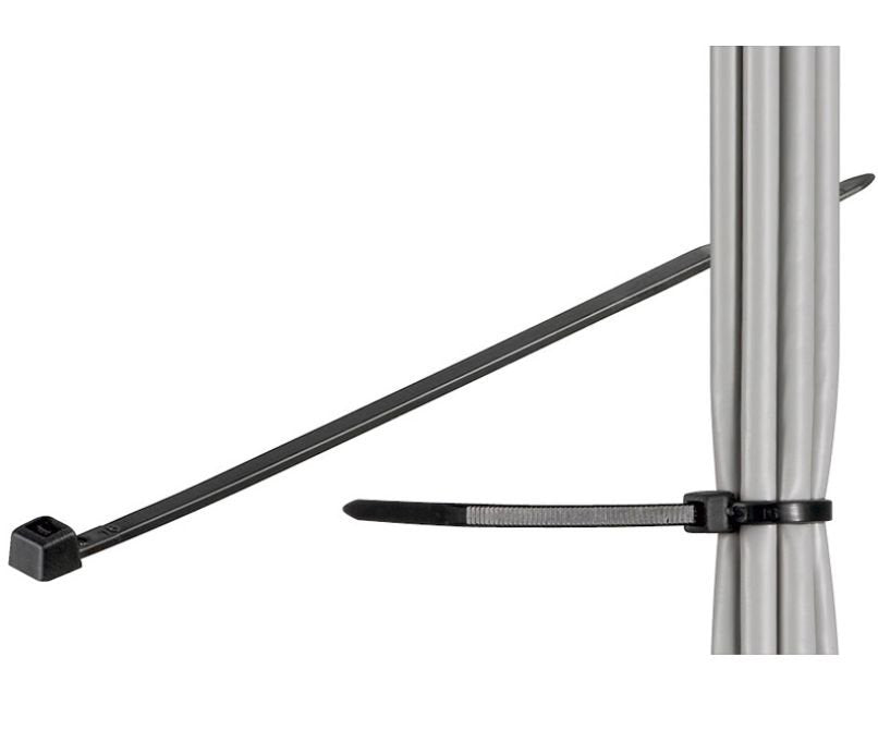 EAN 5054533699878 - Microconnect CABLETIE3 presilla Brida tipo escalera Negro 100 pieza(s) imagen 1