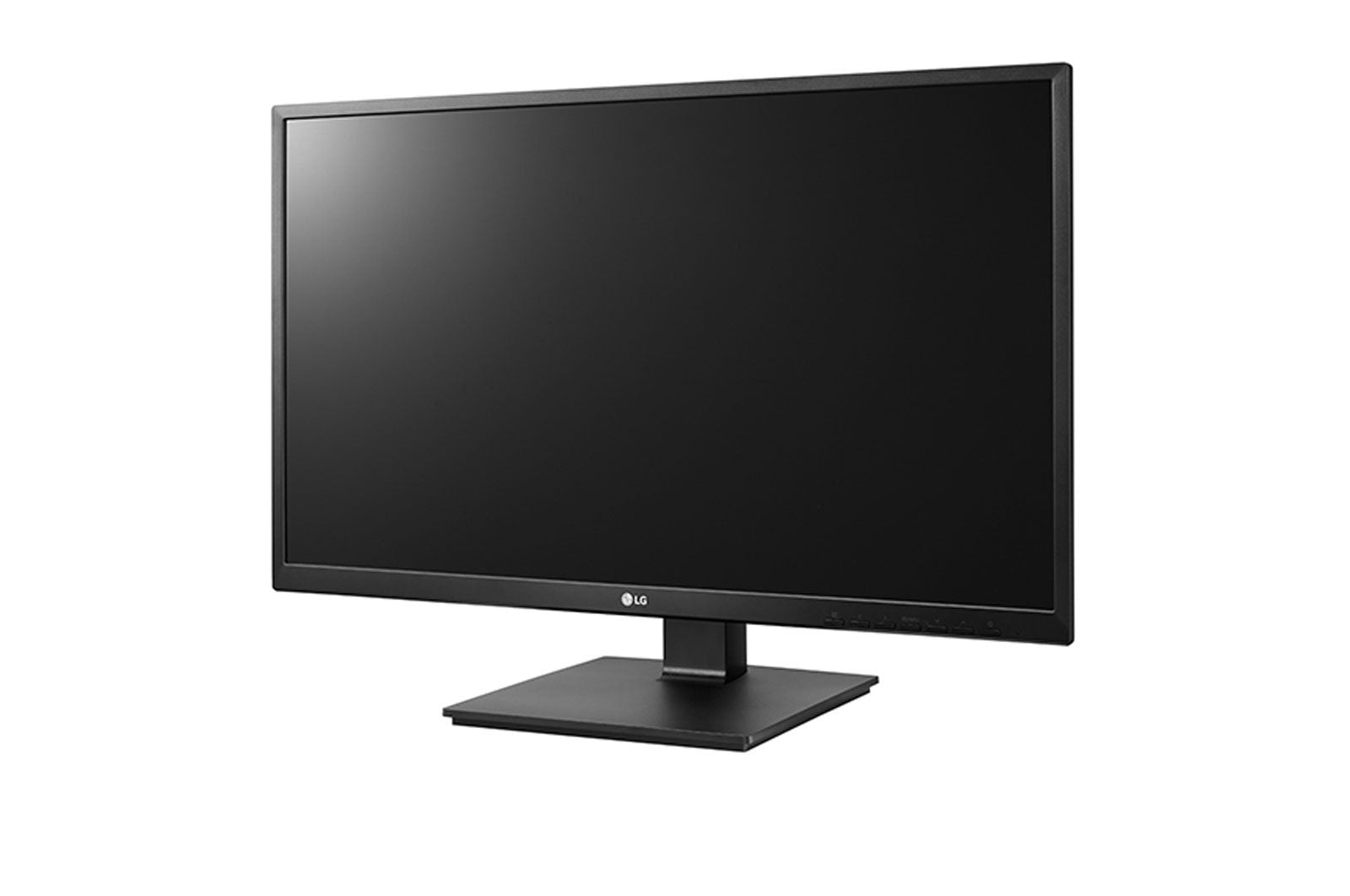 Monitor Lg 24bk55yp-B 23.8"  Hdmi Vga Dvi Displayport Fhd Pivotante Y Regulable En Altura Altavoces Color Negro
