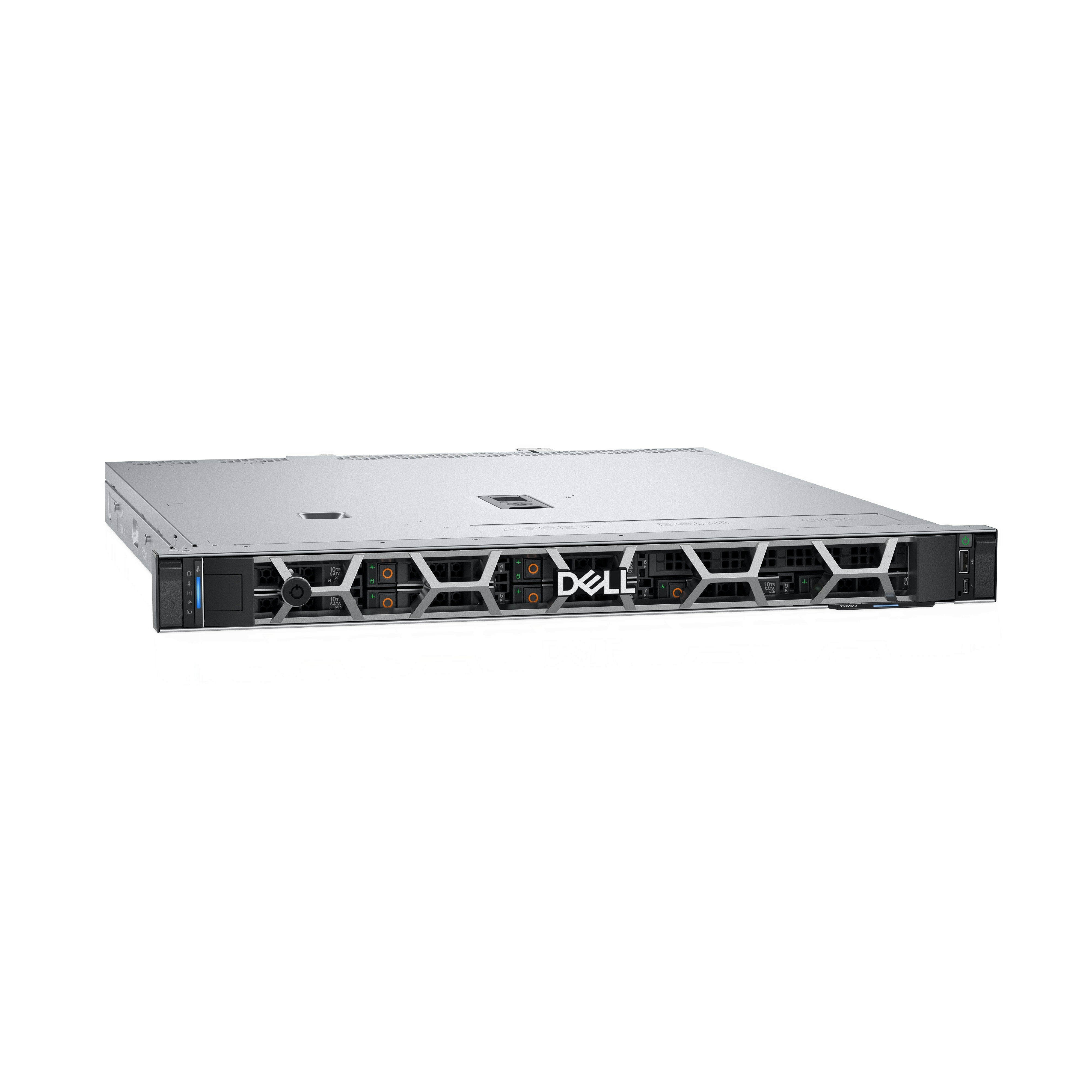 Dell Servidor Poweredge R360 2.5" Chassis Intel Xeon E-2478 2.8g 1x 16gb 1x 480gb Ssd Front Perc H755 Idrac9 Enterprise 16g Power Supply 700w