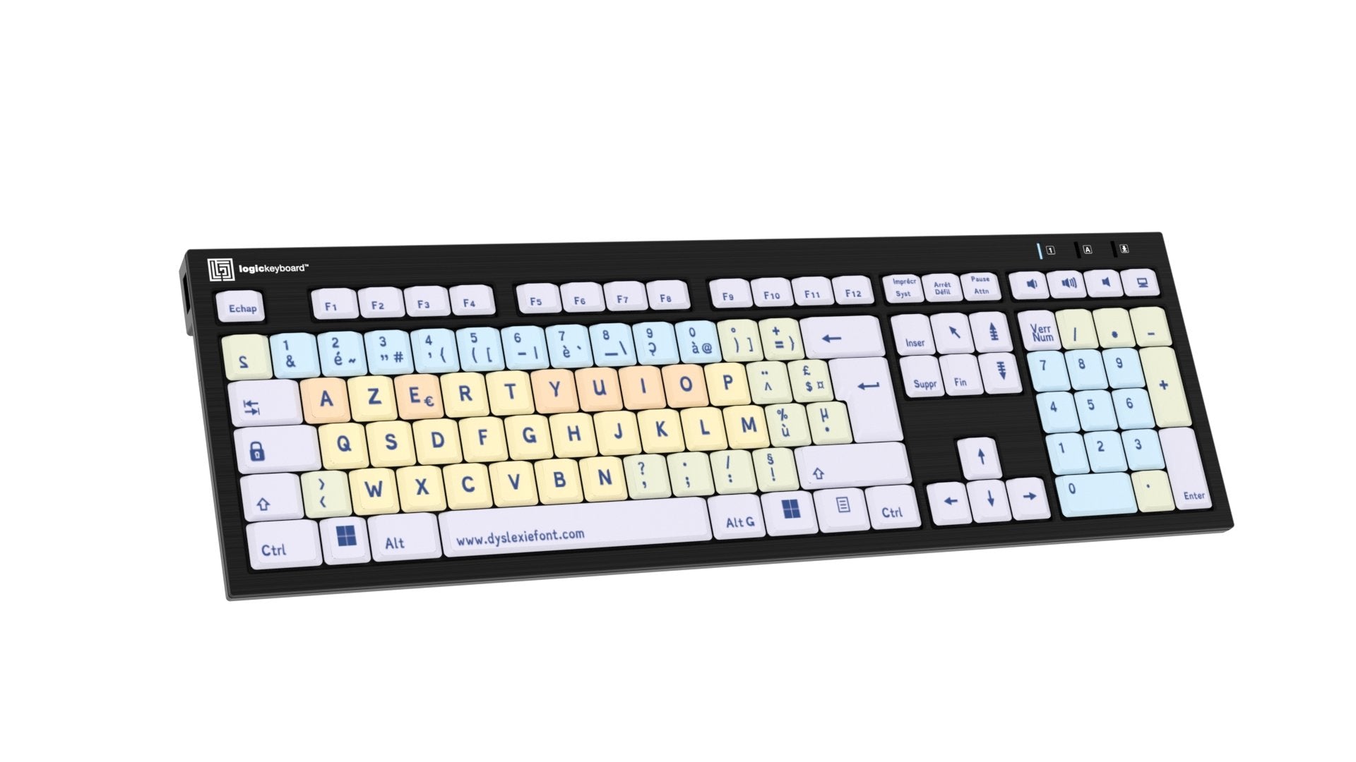 Logickeyboard Dyslexie Keyboard Nero Fr (Pc)