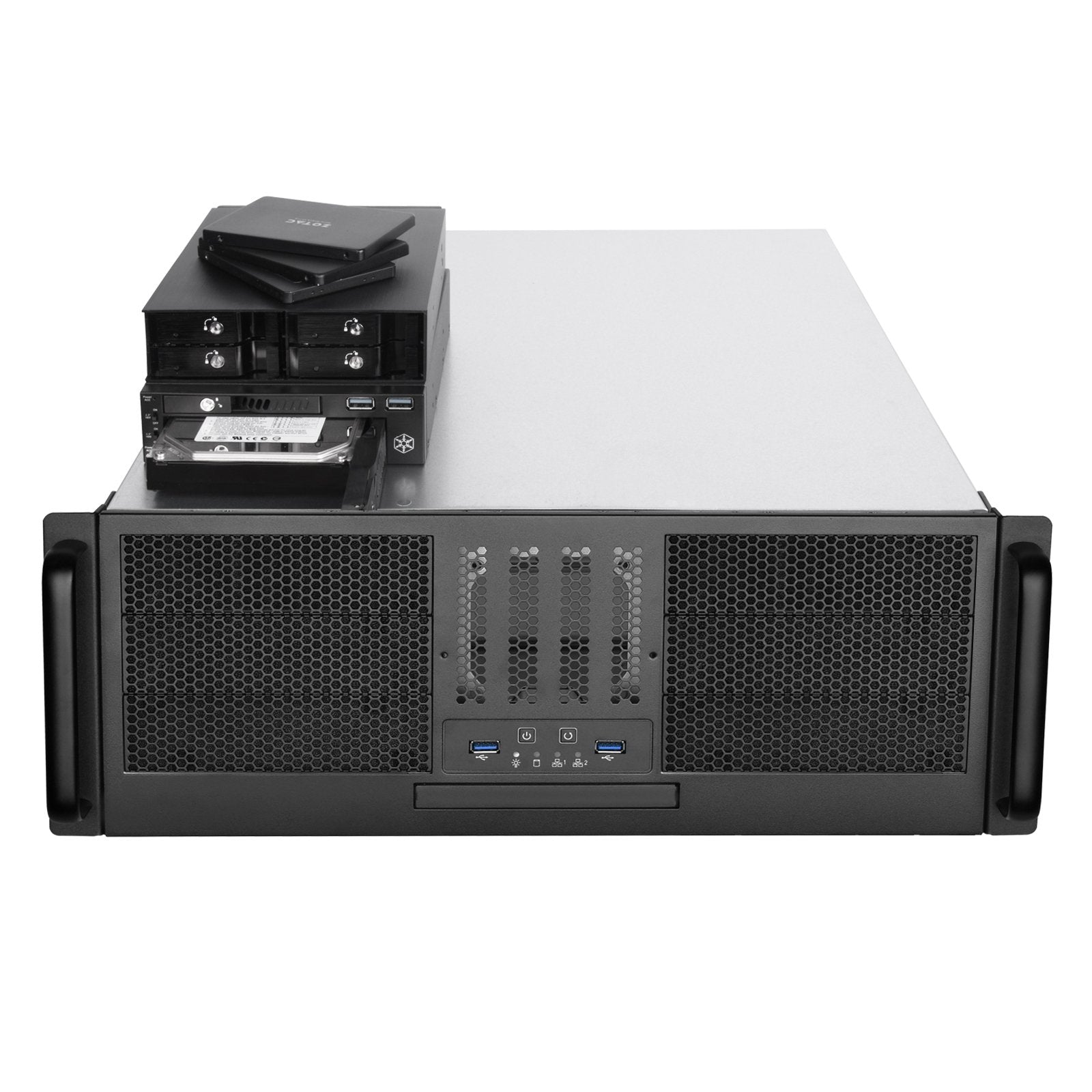Silverstone Sst-Rm41-506, Chasis De Servidor De Montaje En Rack 4u 6 Bahías 5,25 "