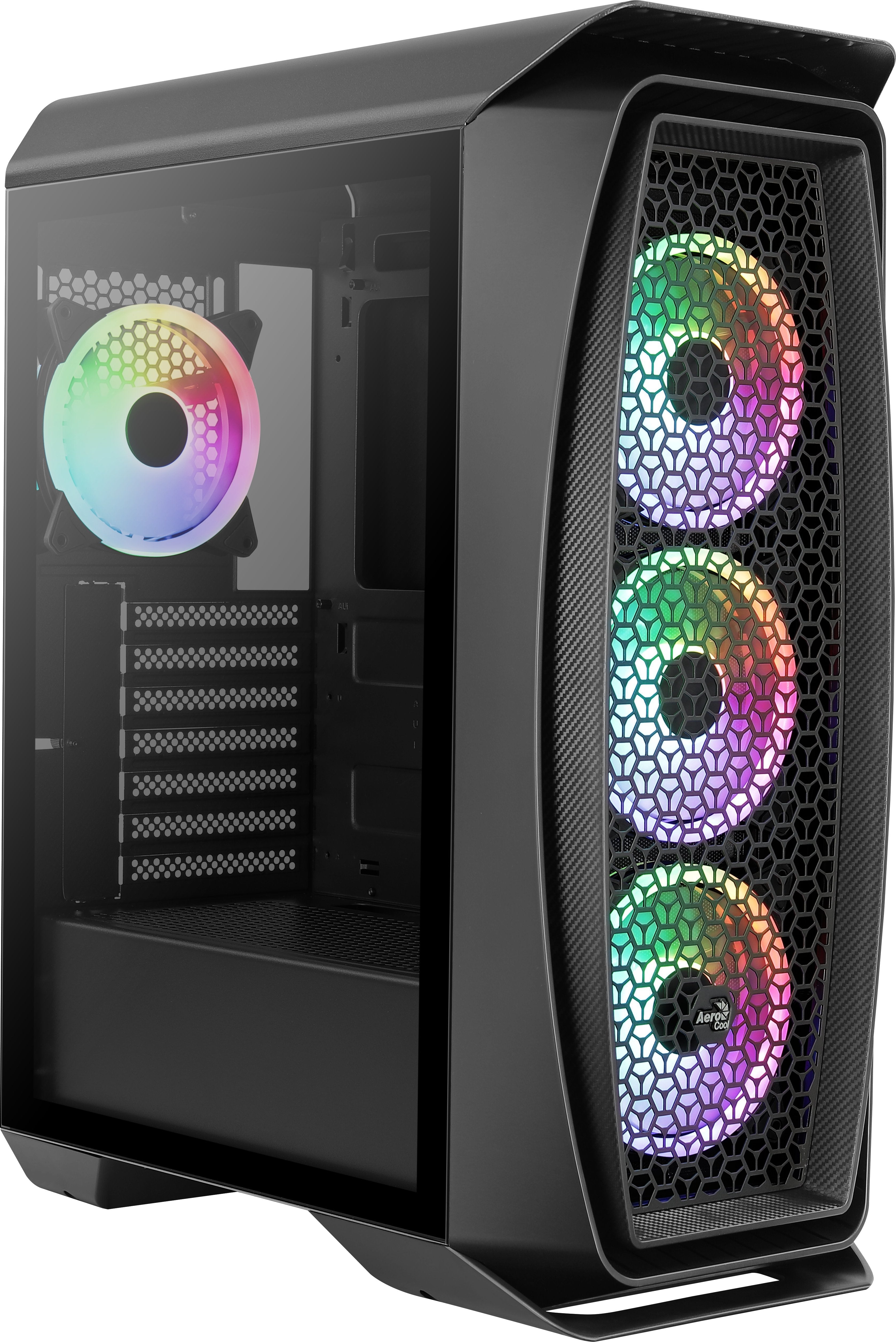 Caja Gaming Semitorre Aerocool Aero One Duo