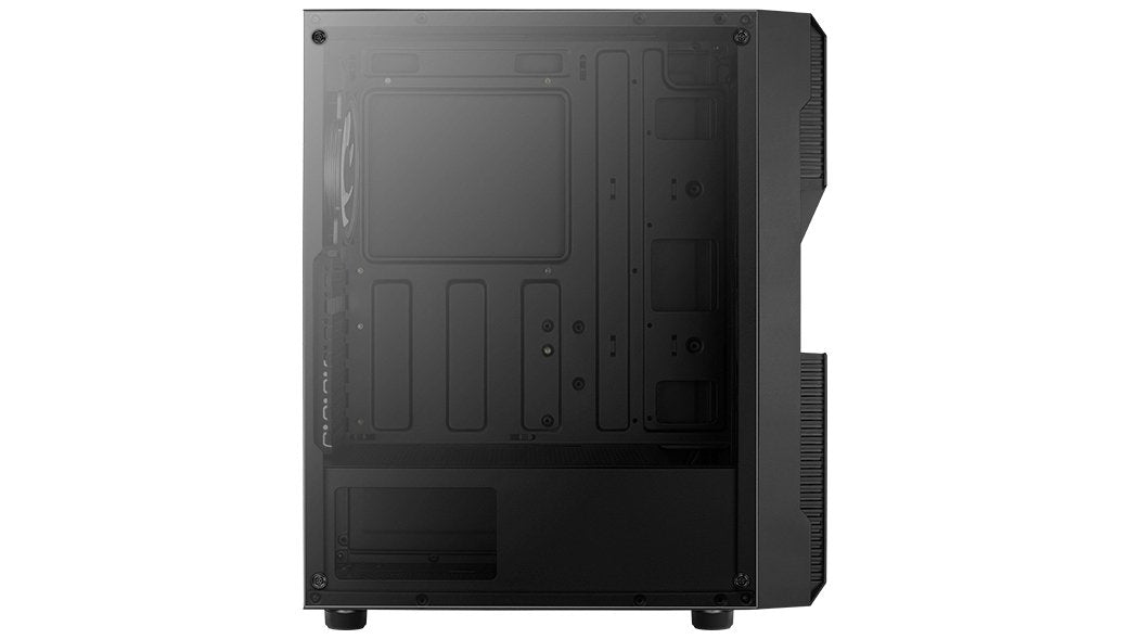 Caja Pc Aerocool Menace Saturn Frgb Midi Tower Negro