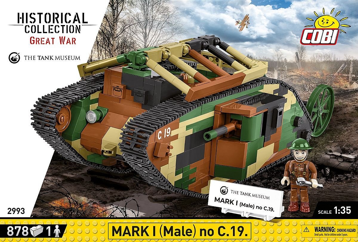 Klocki Mark I Male No C.19 878 Klocków