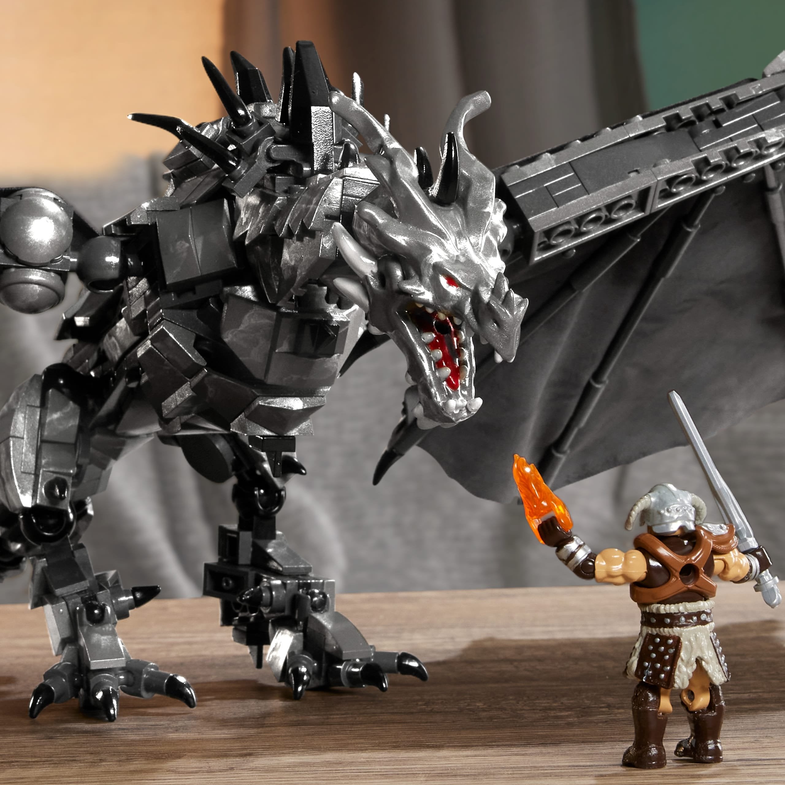Mattel Mega Showcase Skyrim Set, Construction Toy Hxr98