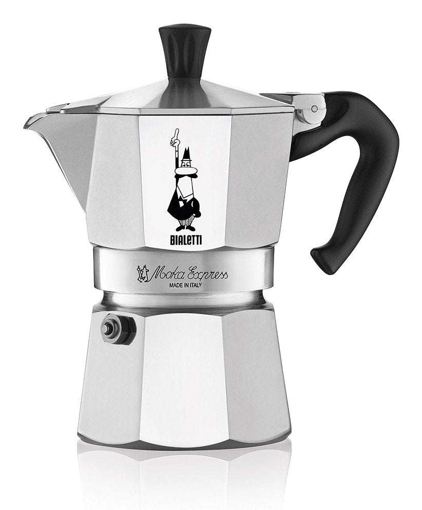 EAN 8006363011624 - Bialetti Moka Express Cafetera italiana 0,2 L Aluminio, Negro imagen 1