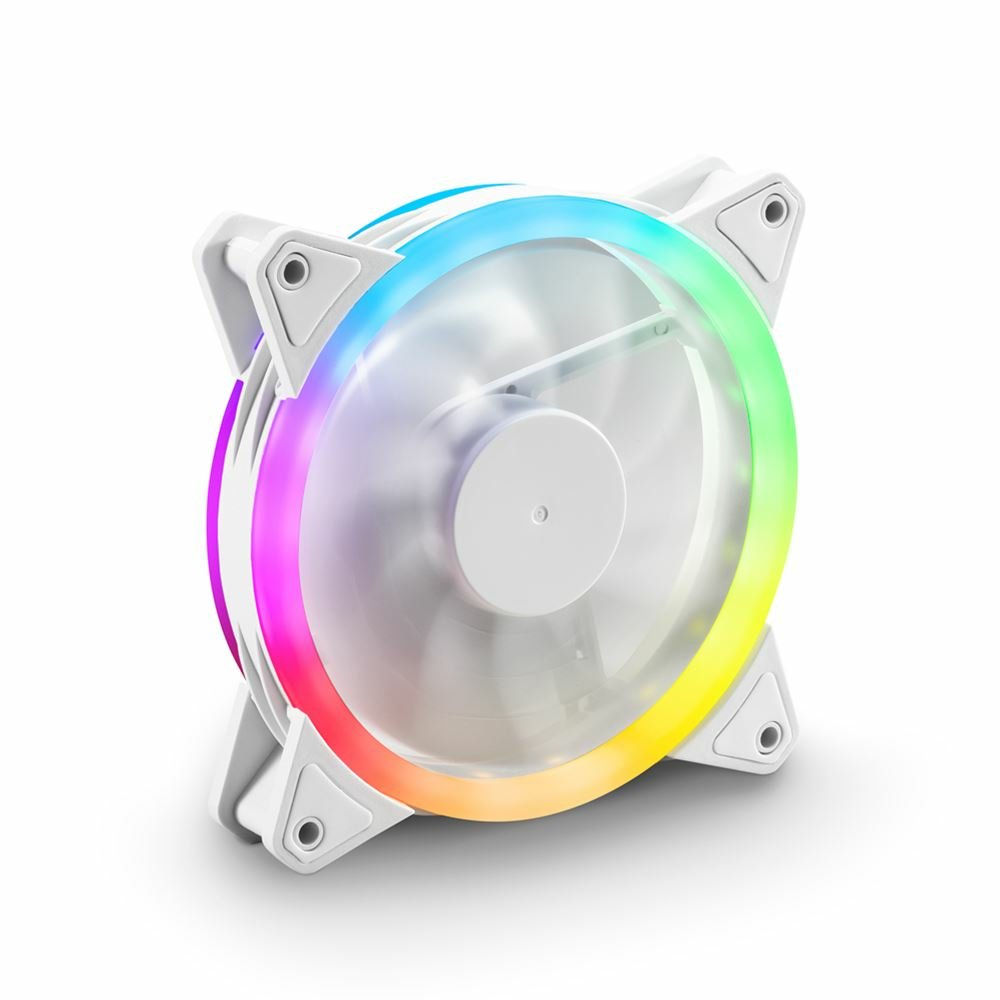 Ventilador  Sharkoon Shark Blades Pwm Rgb Fan Blanco
