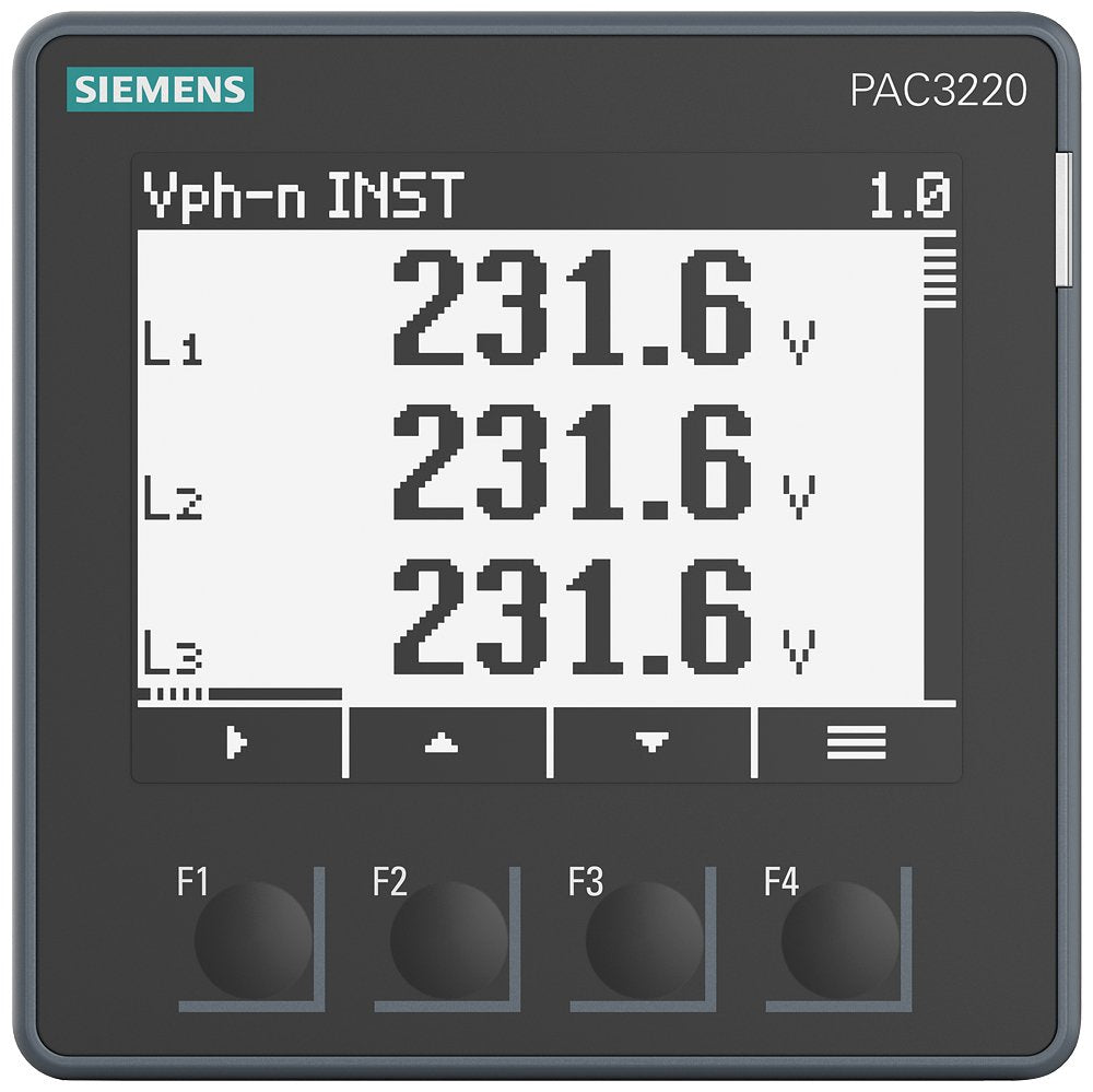 Siemens Sentron, 7km3220-0ba01-1da0 Messgert, 7km Pac3220
