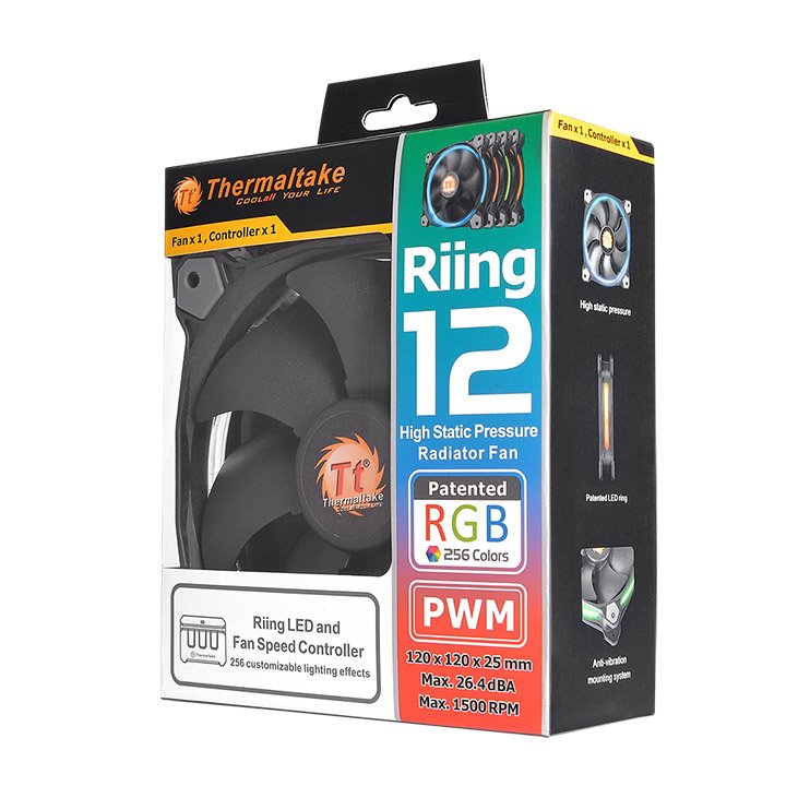 EAN 4717964402387 - Thermaltake CL-F042-PL12SW-B sistema de refrigeración para ordenador Carcasa del ordenador Ventilador 12  imagen 13