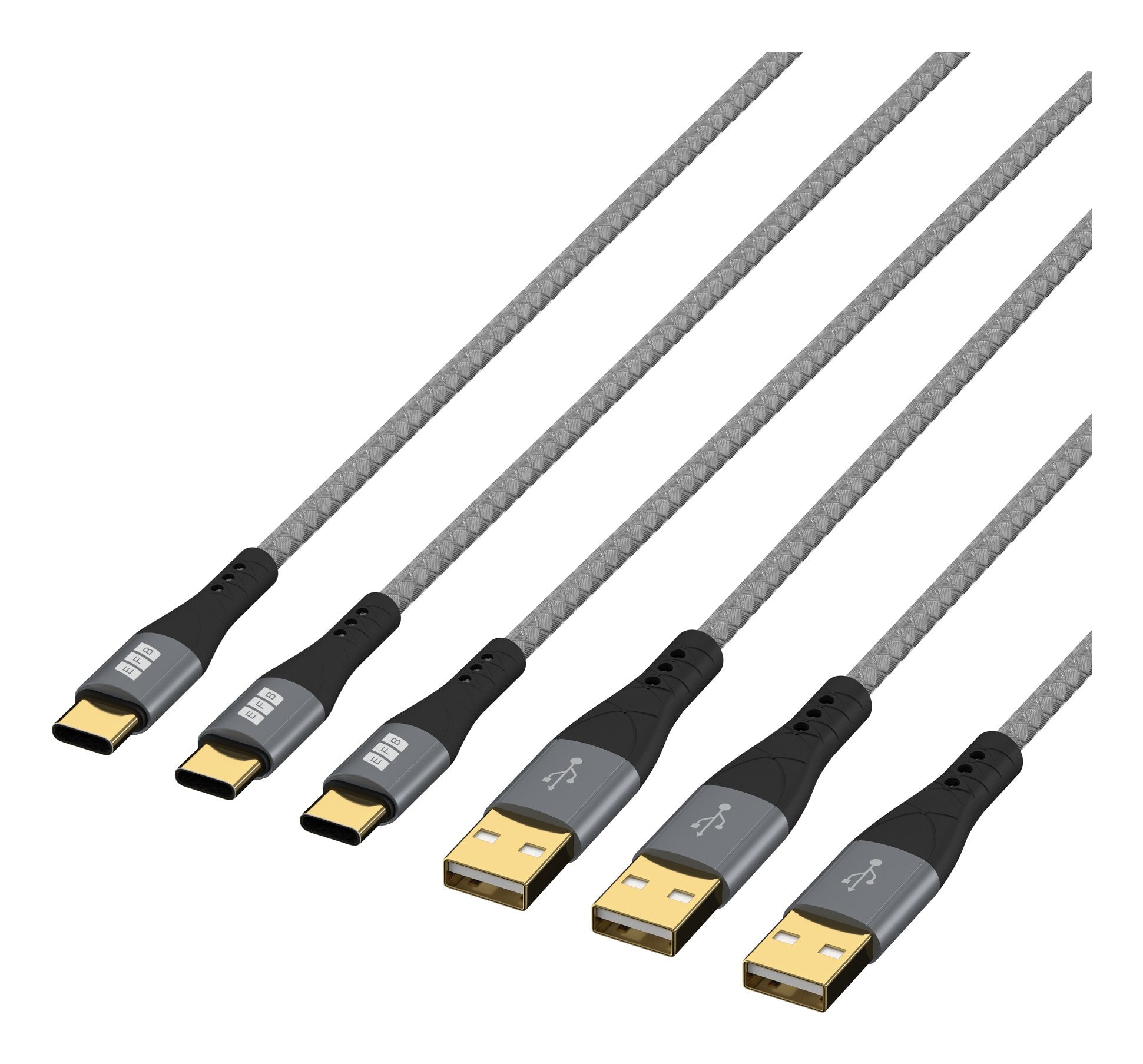 EAN 4049759325084 - EFB Elektronik USB-AC-00008 cable USB USB 2.0 2 m USB A USB C Negro, Gris imagen 4
