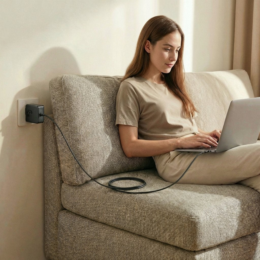 Cargador De Portátil Ngs Gan 45w-C Usb Tipo-C 45w Automático Voltaje 5-20v