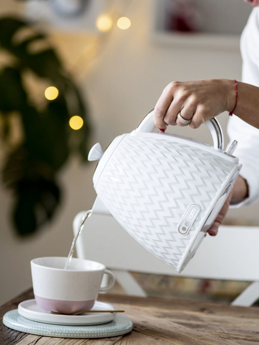 EAN 5908277385286 - ELDOM C265B NELA tetera eléctrica 1,7 L 2000 W Blanco imagen 8