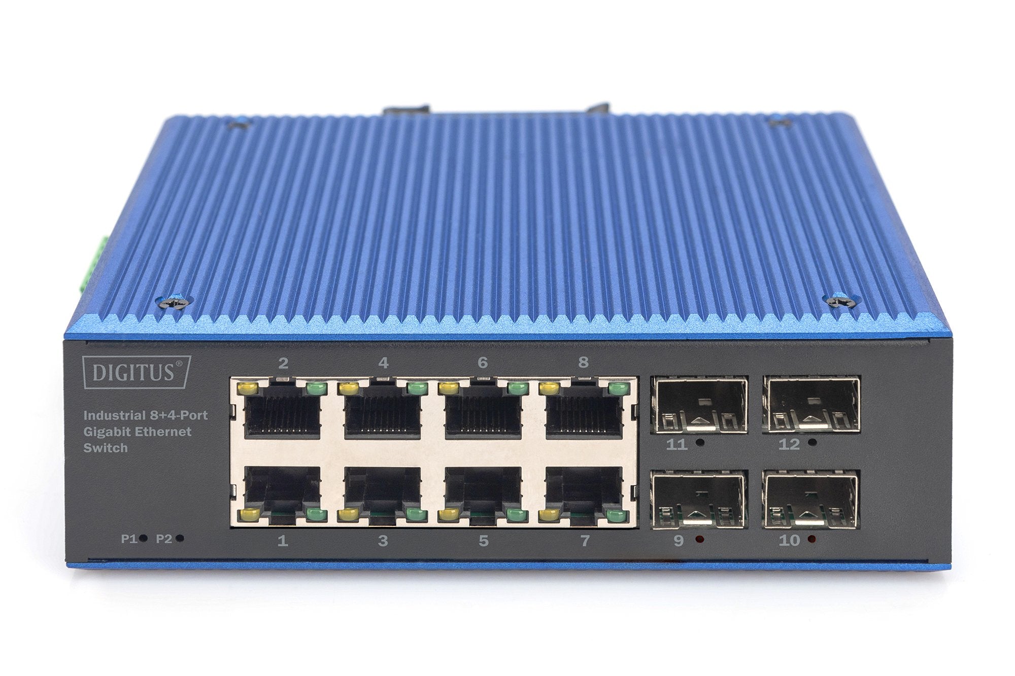 Digitus Switch Industrial Gigabit Ethernet De 8+4 Puertos