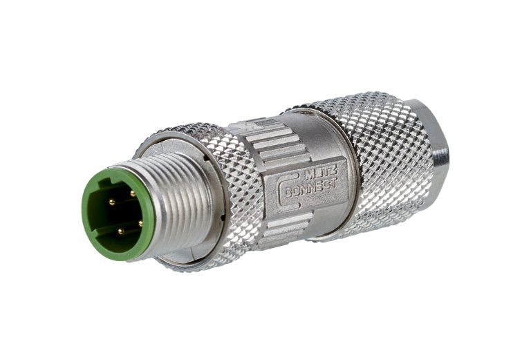 Metz Connect M12 Stecker D-Kodiert Ip67 Cat. 5 Feldkonfektionierbar Gerade