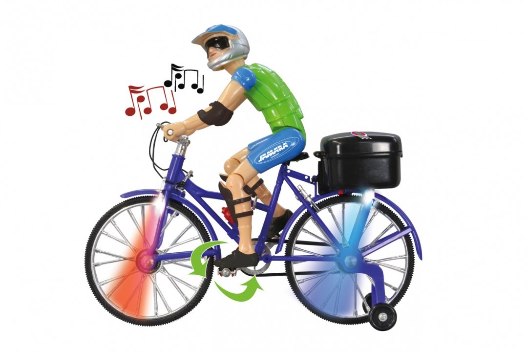 Jamara 402090 Bicicleta De Juguete Con Sonido Morada