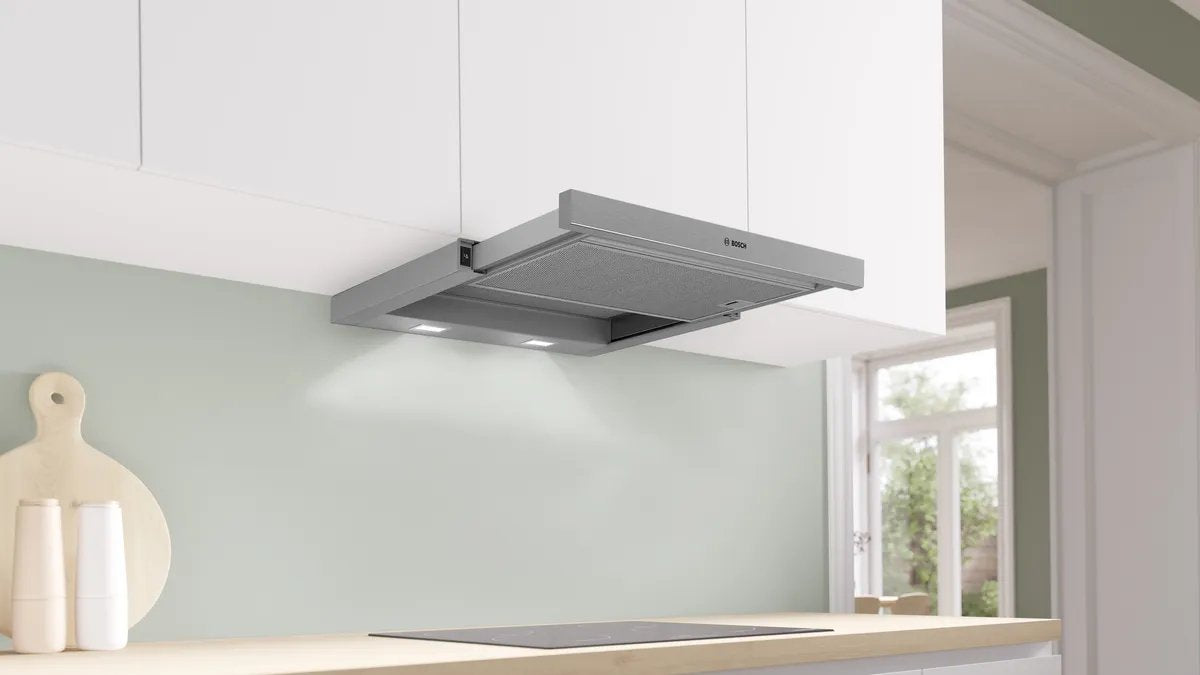 Campana Extractora  Bosch Home Dfm064w55 Serie 2, Plateada, 60 Cm Dfm064w55