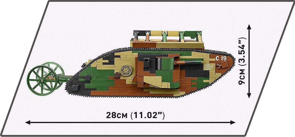 Klocki Mark I Male No C.19 878 Klocków