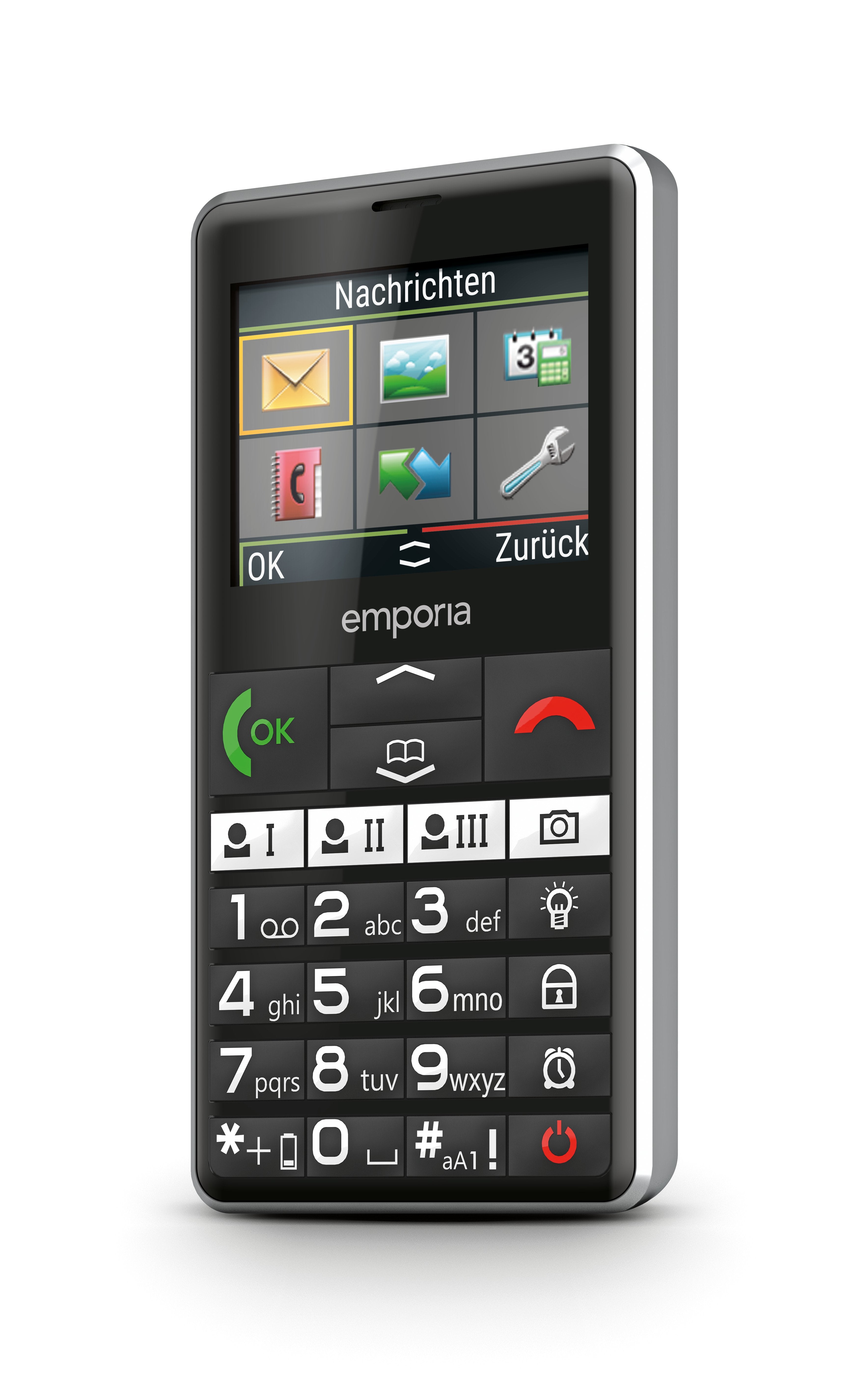 EAN 9005613168711 - Emporia emporiaPURE-LTE 5,87 cm (2.31") 107 g Negro Teléfono para personas mayores imagen 9