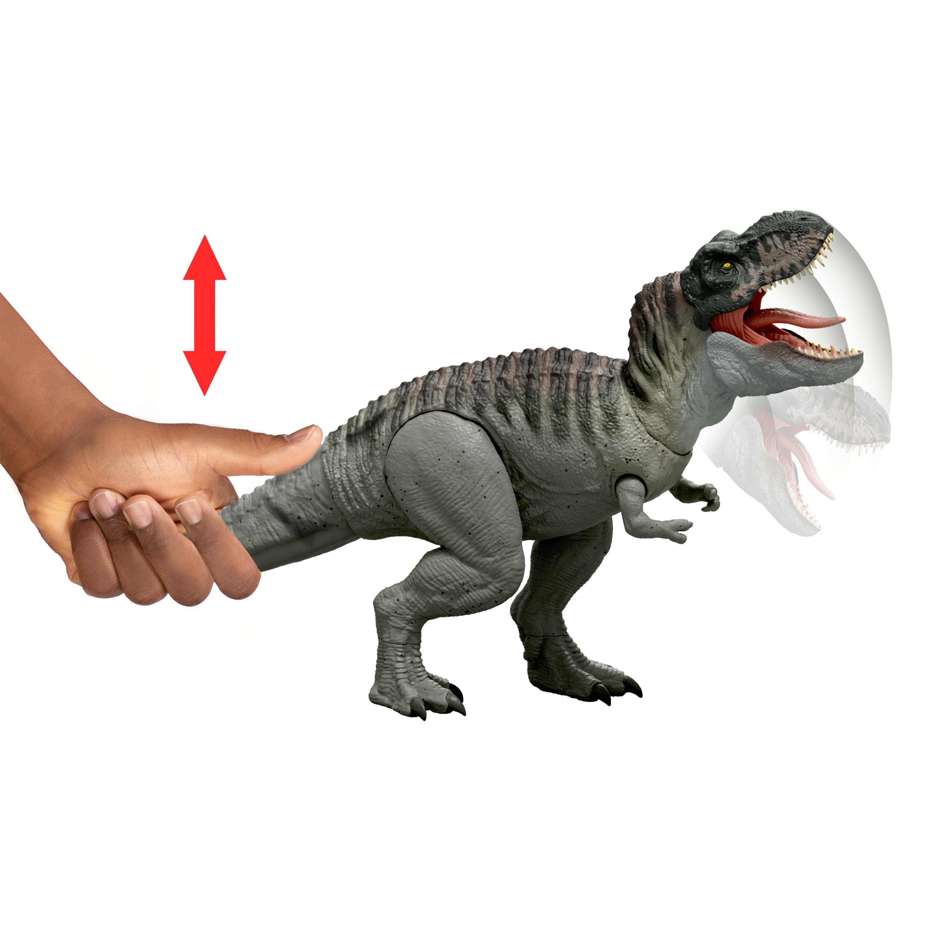 Mattel Jurassic World Rebirth Power Devour Tyrannosaurus Rex (Mit Lichtern Und Geräuschen) Jch02