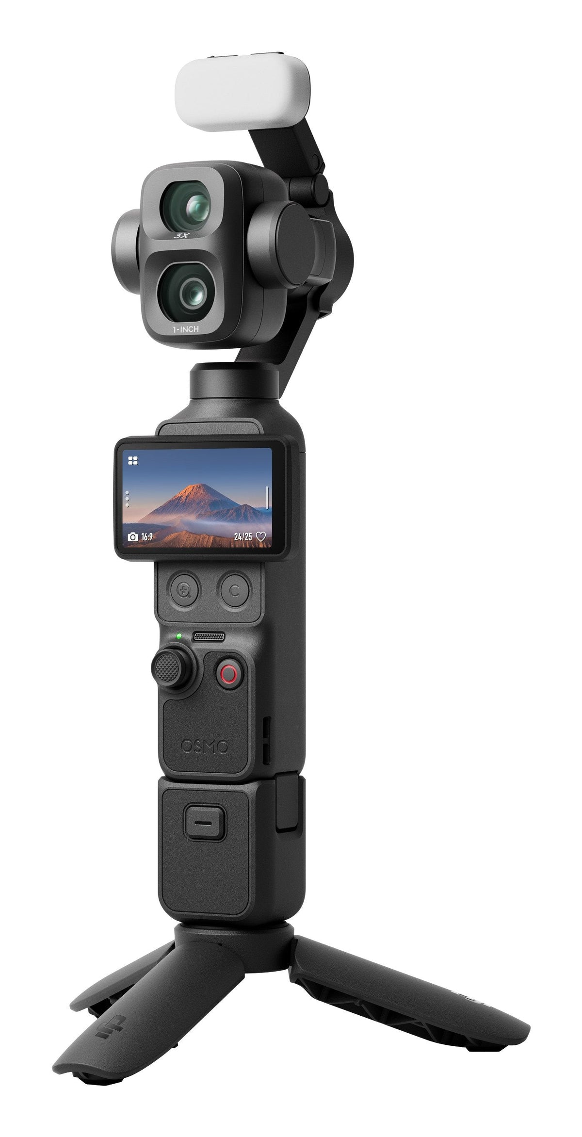 Cámara Deportiva Dji Osmo Pocket 4p Vlog Combo 4k 240fps Autonomía 210 Min Cmos 1" Active Track 8.0 Estabilización Mecánica 3 Ejes Negro
