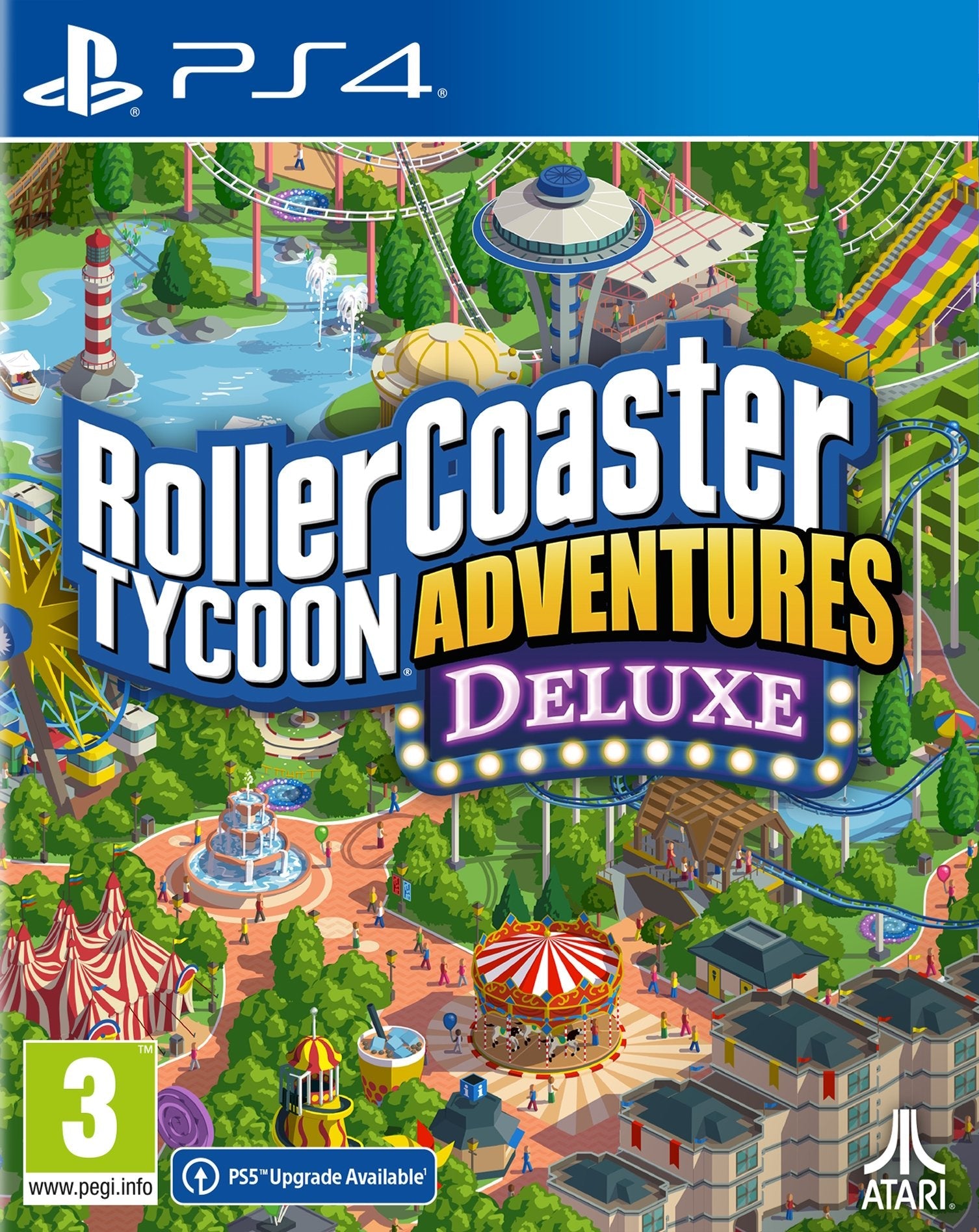 Juego Rollercoaster Tycoon Adventures Deluxe Playstation 4