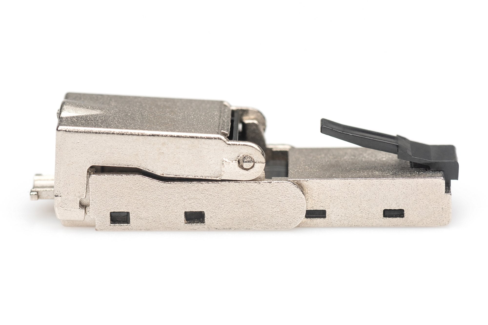 Conector De Campo Rj45 Cat.6a, Stp, Articulado Flexible Tapa Guardapolvo, Manguito De Protección Metalico Digitus