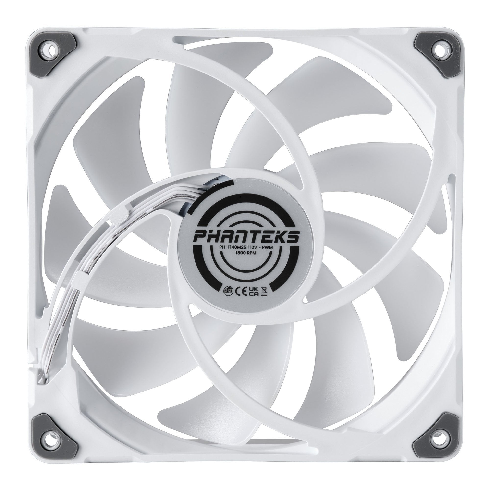 Phanteks M25 Ventilador 14 Cm Blanco 1 Pieza(S)