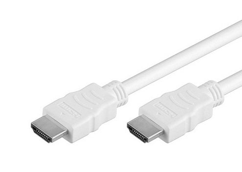 Value Hdmi High Speed Cable Mit Ethernet, Wei, 3 M