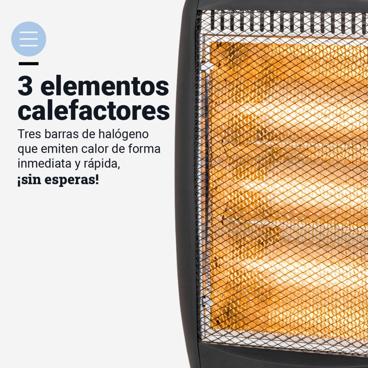 Calefactor Halogeno 1200w Universalblue Paraíso 2020 497-Uch91000-21