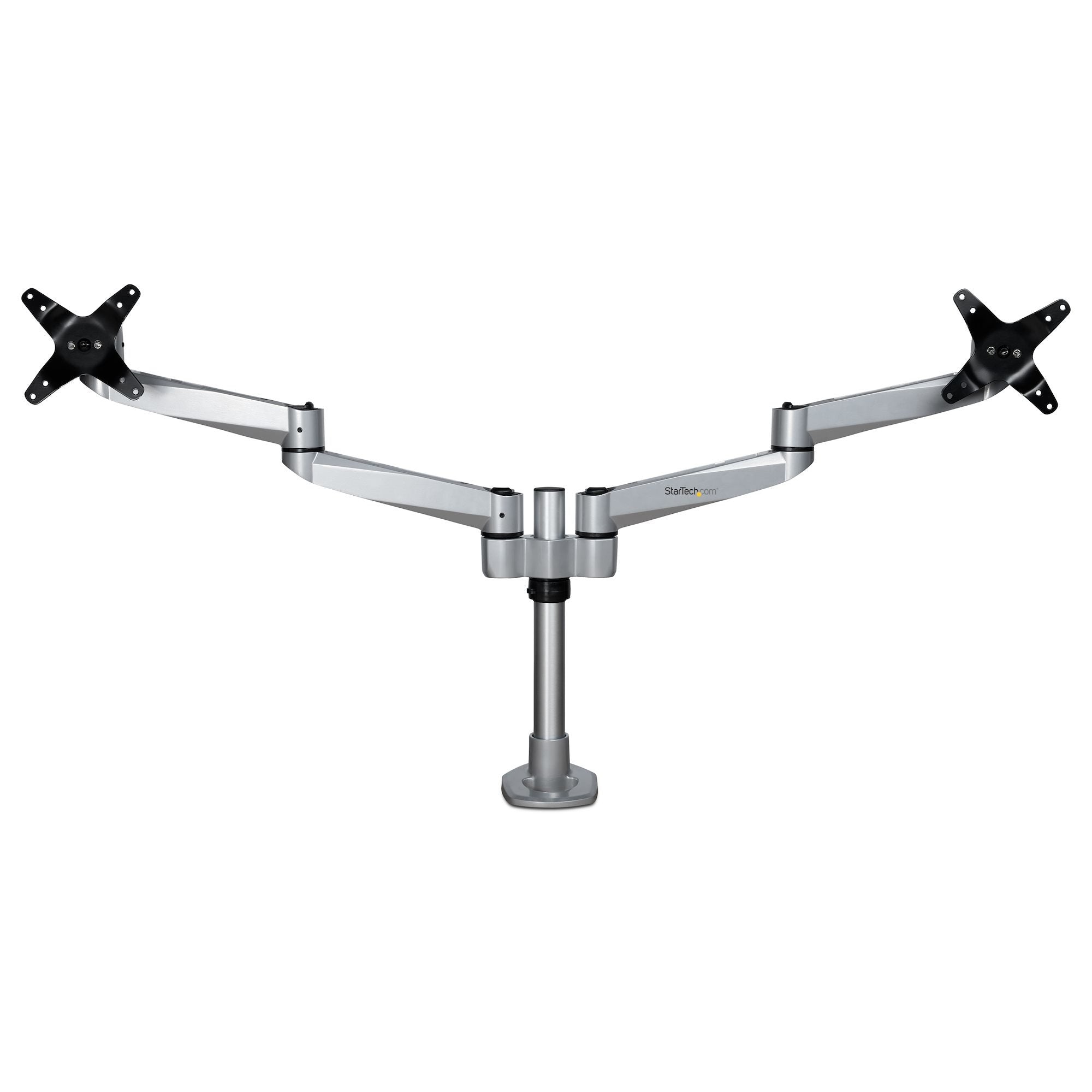 Startech.Com Brazo De Soporte De Escritorio Articulado Vesa Para 2 Monitores De Hasta 27 Pulgadas - Montura De Grommet O Mordaza