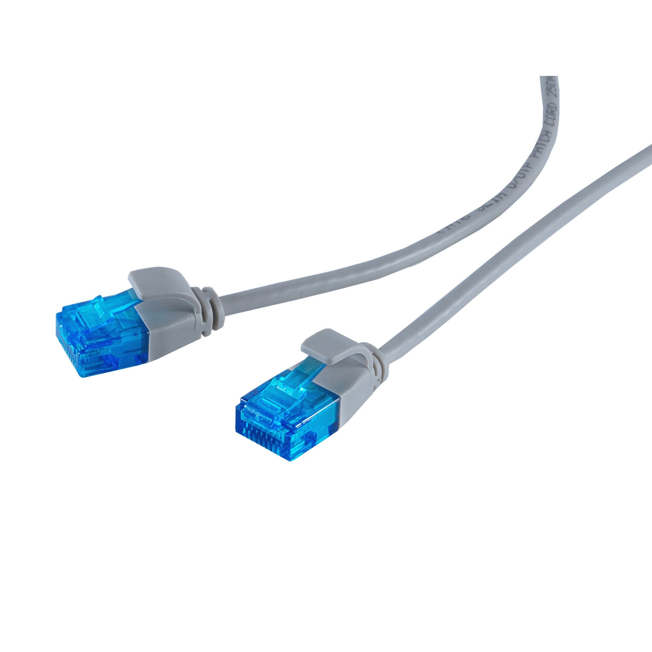 Cable  Tp Cat.6 U / Utp Delgado Gris 2.0m