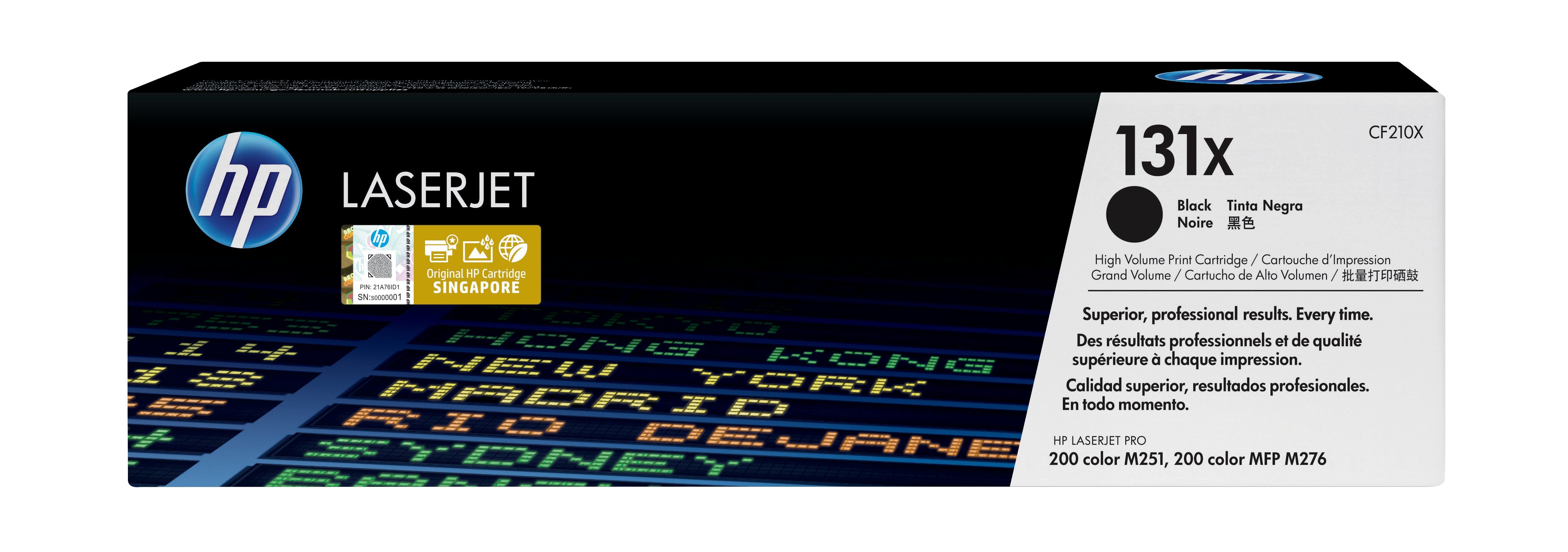 EAN 0886111334964 - HP 131X High Yield Black Original LaserJet Toner Cartridge cartucho de tóner 1 pieza(s) imagen 1