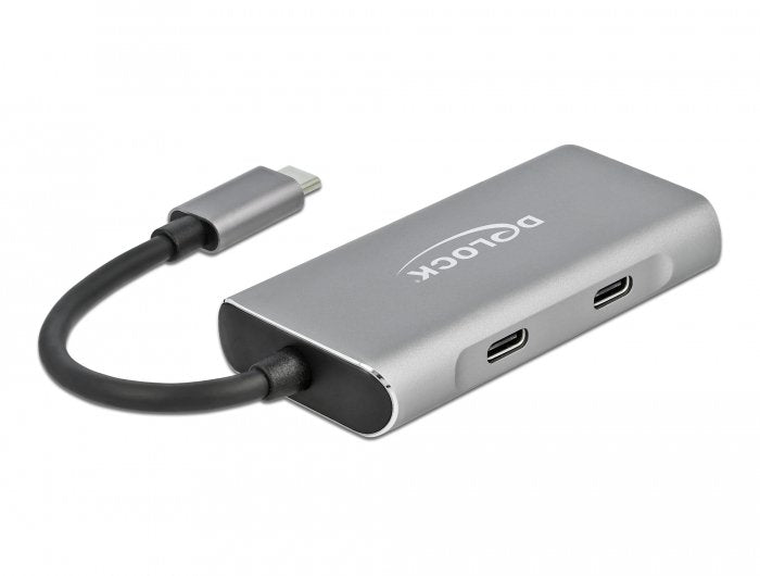 EAN 4043619632602 - DeLOCK 63260 hub de interfaz USB 3.2 Gen 2 (3.1 Gen 2) Type-C 10000 Mbit/s Gris imagen 4