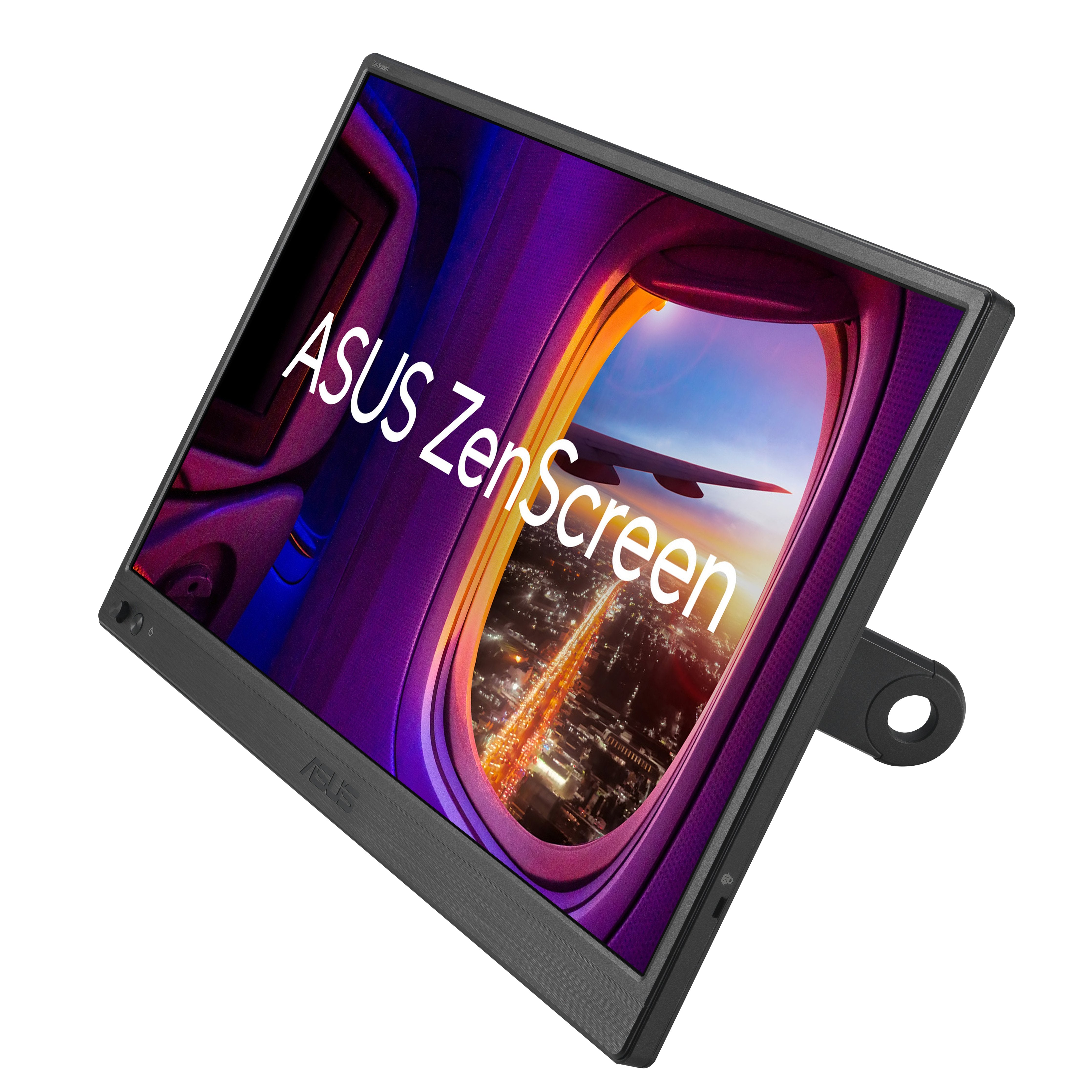 Monitor  Asus Zenscreen Mb169ck, Led 15,6", Negro, Fullhd, Ips, Usb-C, Mini Hdmi 90lm0az3-B01171